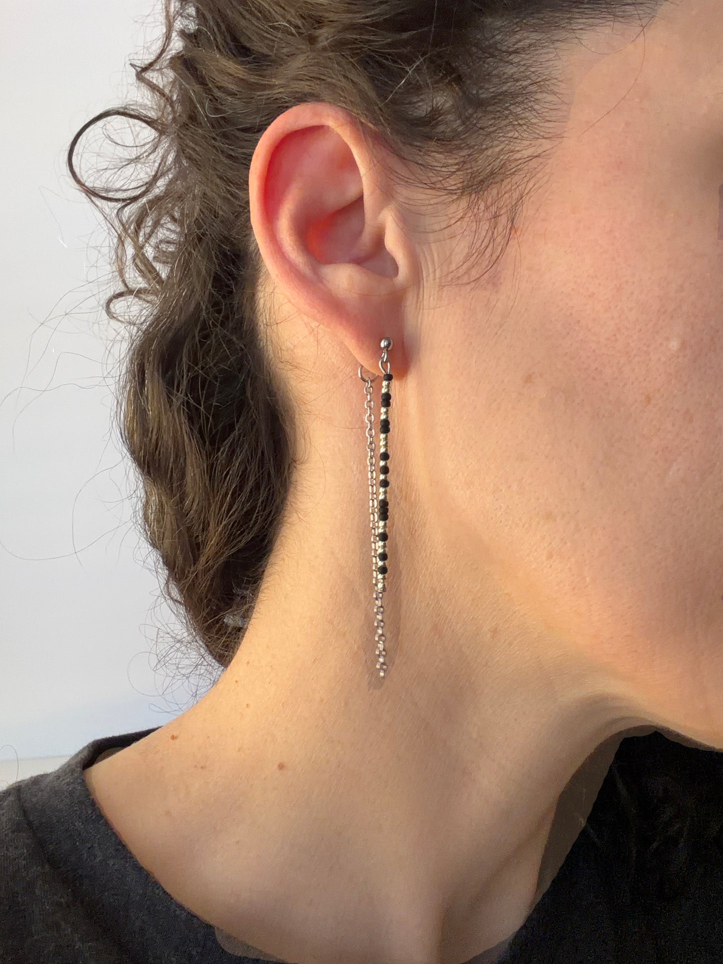 Binary Code "wtf?" Earrings